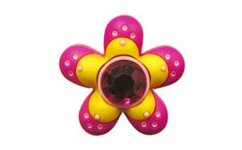 Jibbitz™ - round dot flower pink